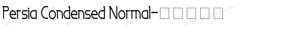 Persia Condensed Normal字体转换